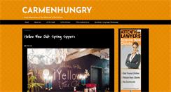 Desktop Screenshot of carmenhungry.com
